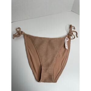 NEW Victorias Secret Bikini Bottoms Tan Crochet Size XL